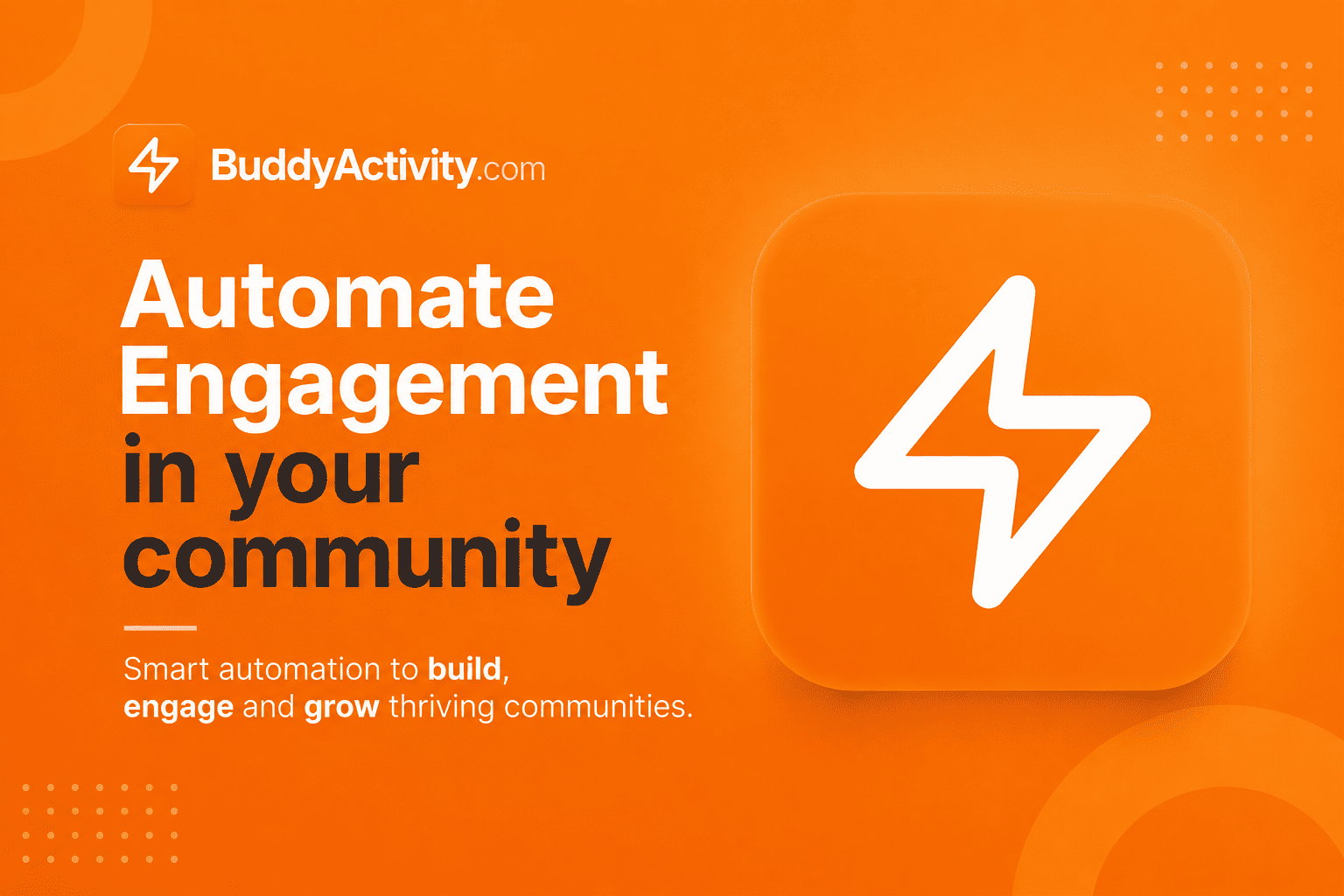 BuddyActivity: AI-Powered BuddyPress & BuddyBoss Engagement Plugin
